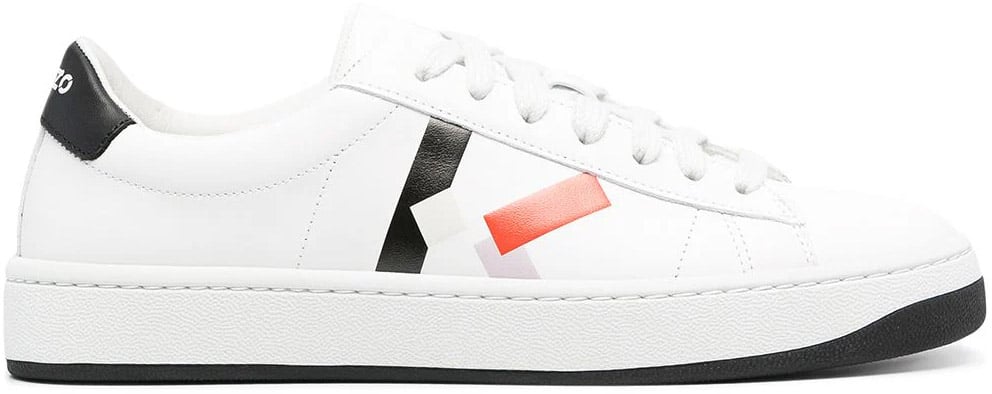 Kenzo Kourt K Logo Low-top Sneakers Wit