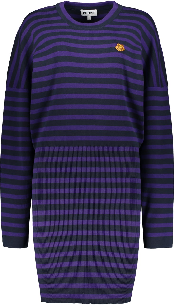 Kenzo Knitted dress Blauw