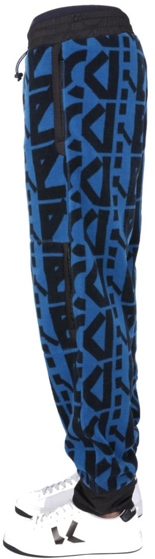 Kenzo Jogging Pants With Monogram Logo Zwart