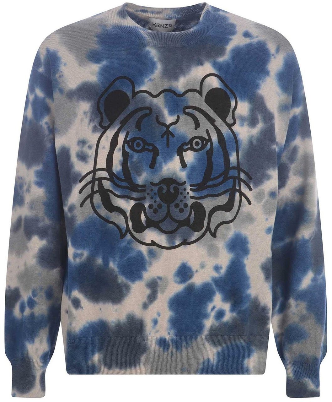 Kenzo Kenzo Cotton Printed Sweater Grijs