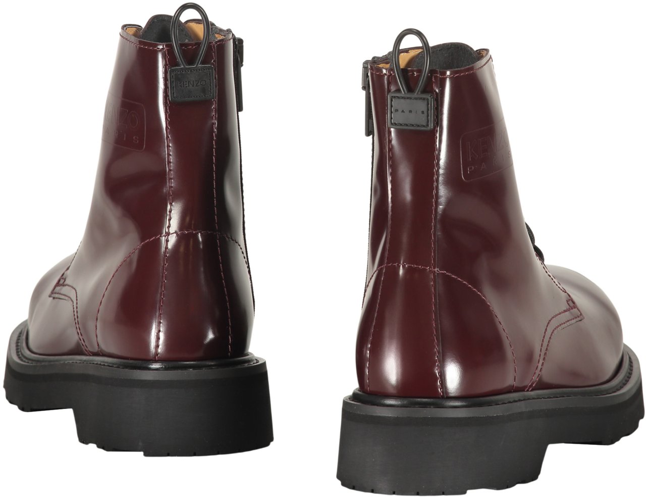 Kenzo Leather ankle boots Rood