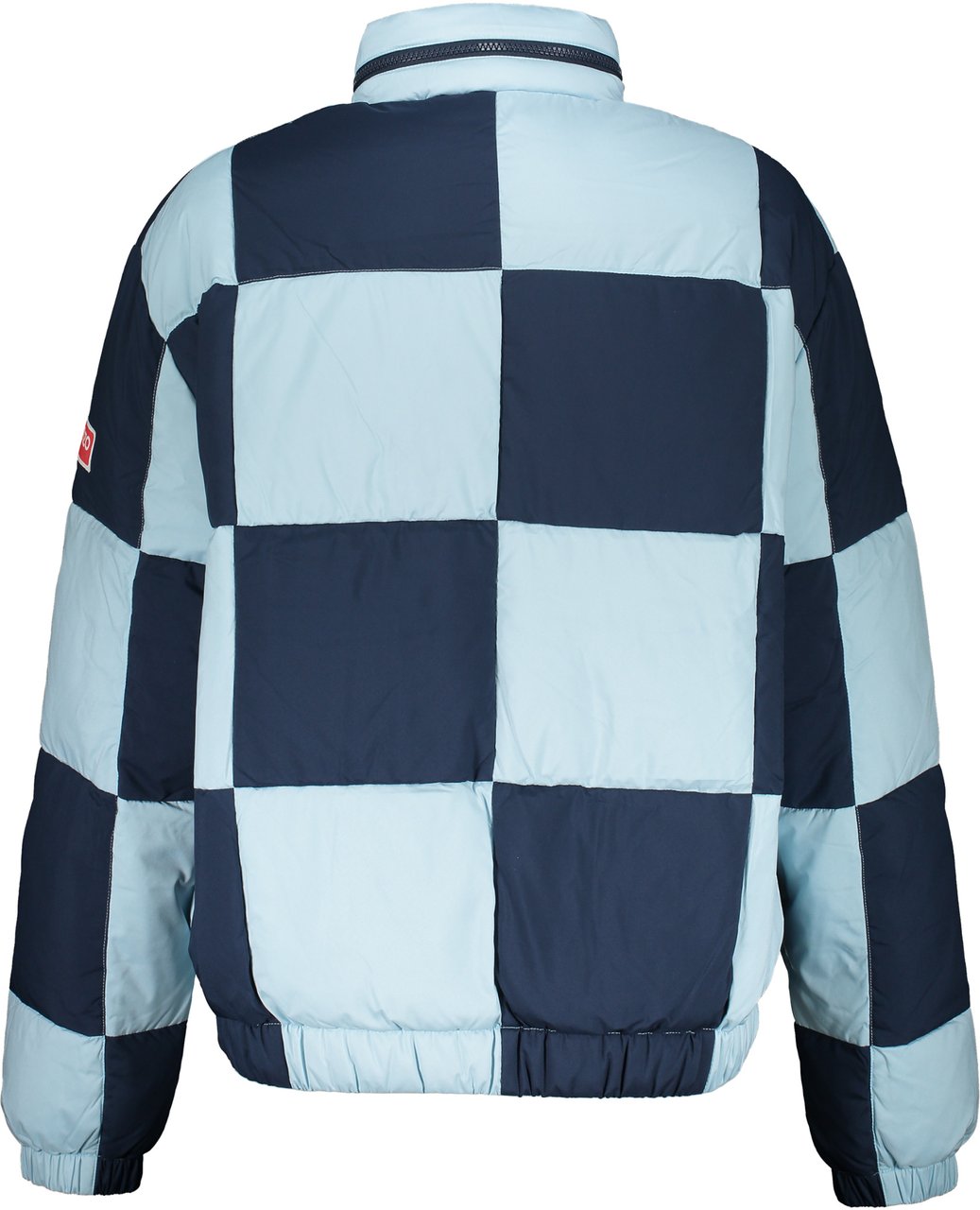 Kenzo Zip and snap button fastening down jacket Blauw