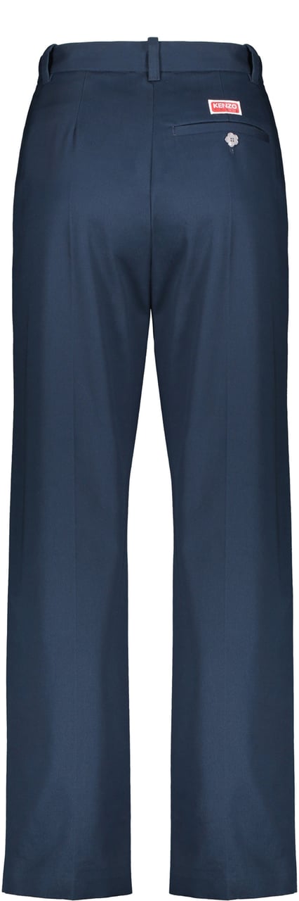 Kenzo Straight-leg trousers Blauw