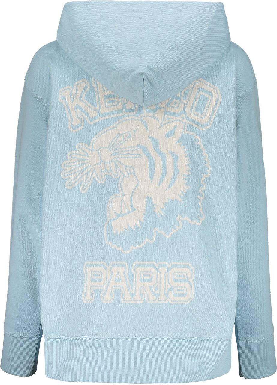 Kenzo Cotton hoodie Lichtblauw