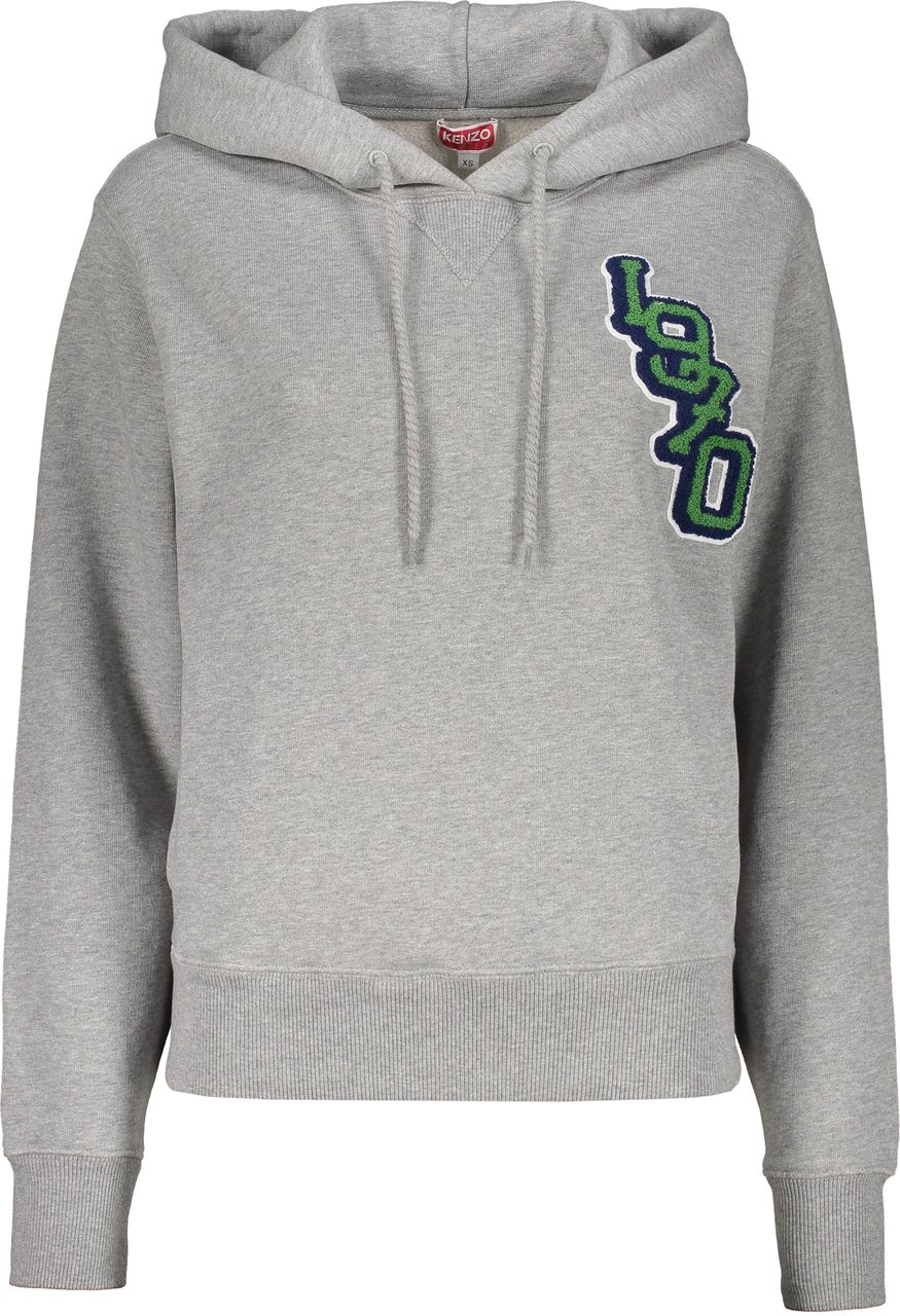 Kenzo Cotton hoodie Grijs