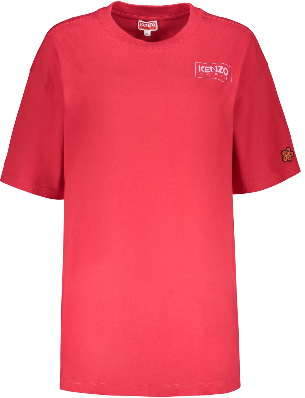 Kenzo Logo cotton t-shirt Rood