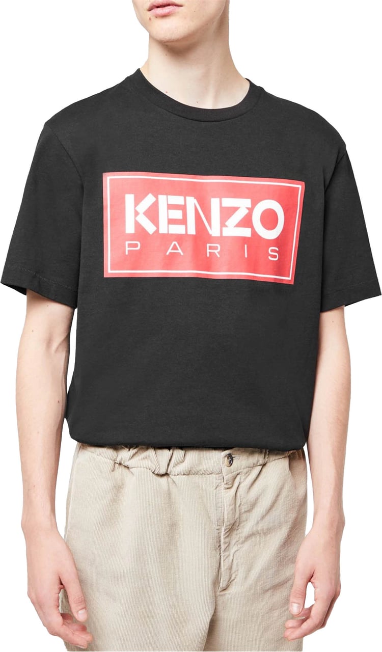 Kenzo Classic Box Logo T-shirt Zwart