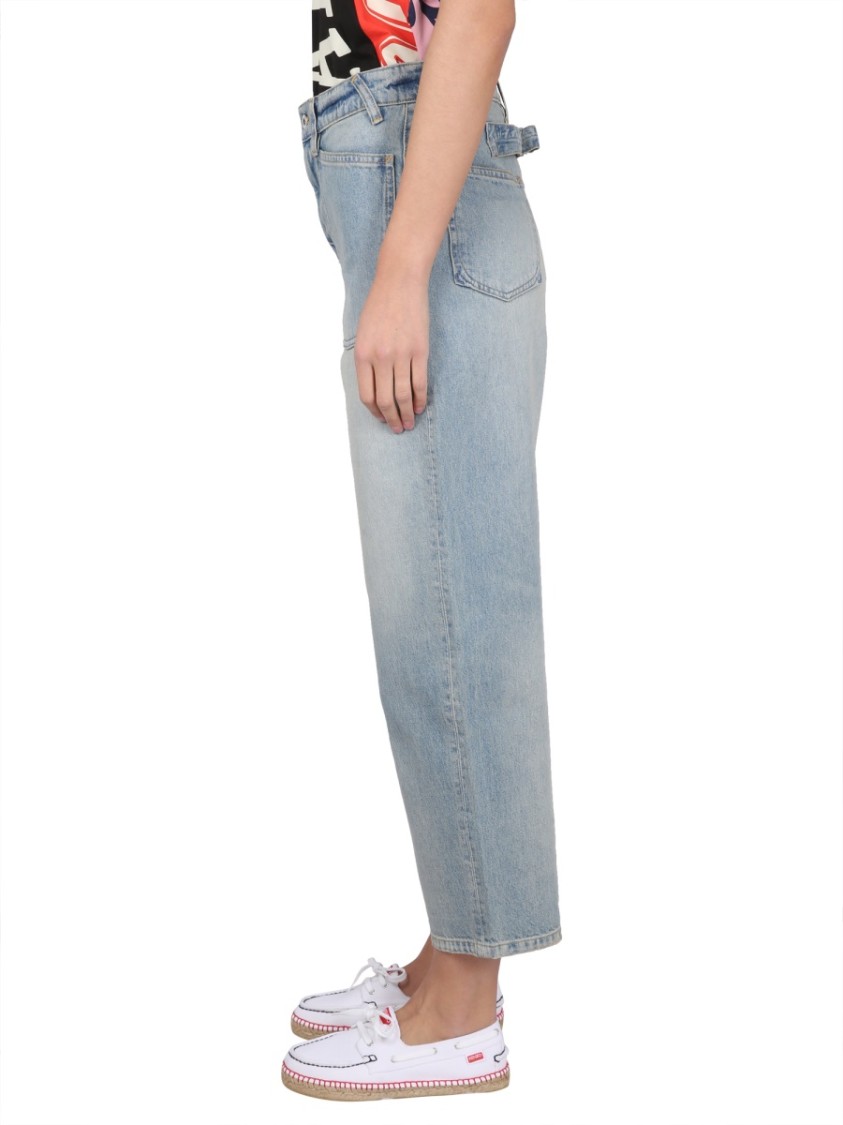 Kenzo Carrot Fit Jeans Blauw