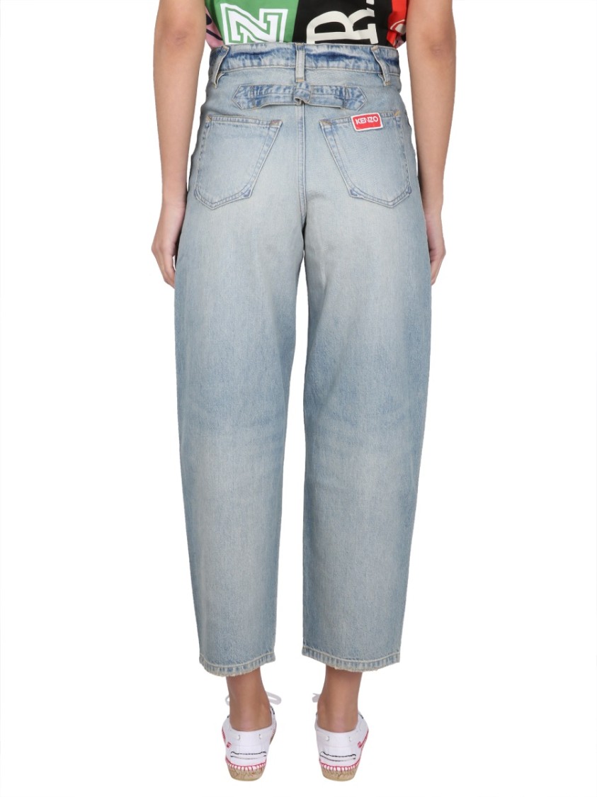 Kenzo Carrot Fit Jeans Blauw