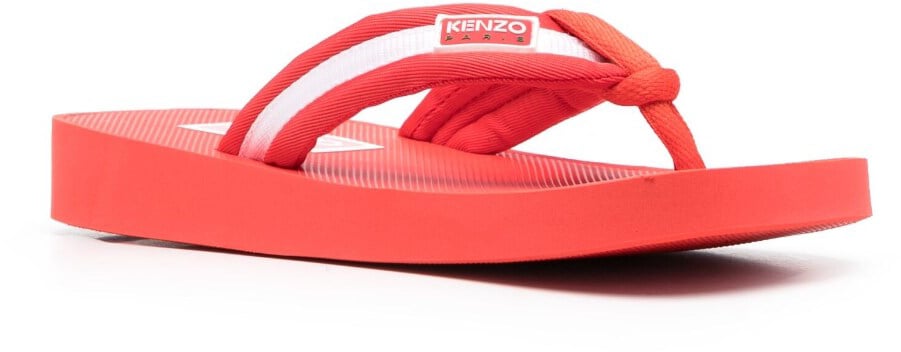 Kenzo Sandals Red Rood