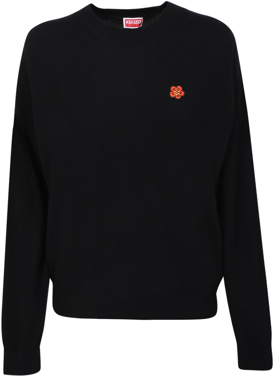 Kenzo KENZO Black Knitwear Zwart