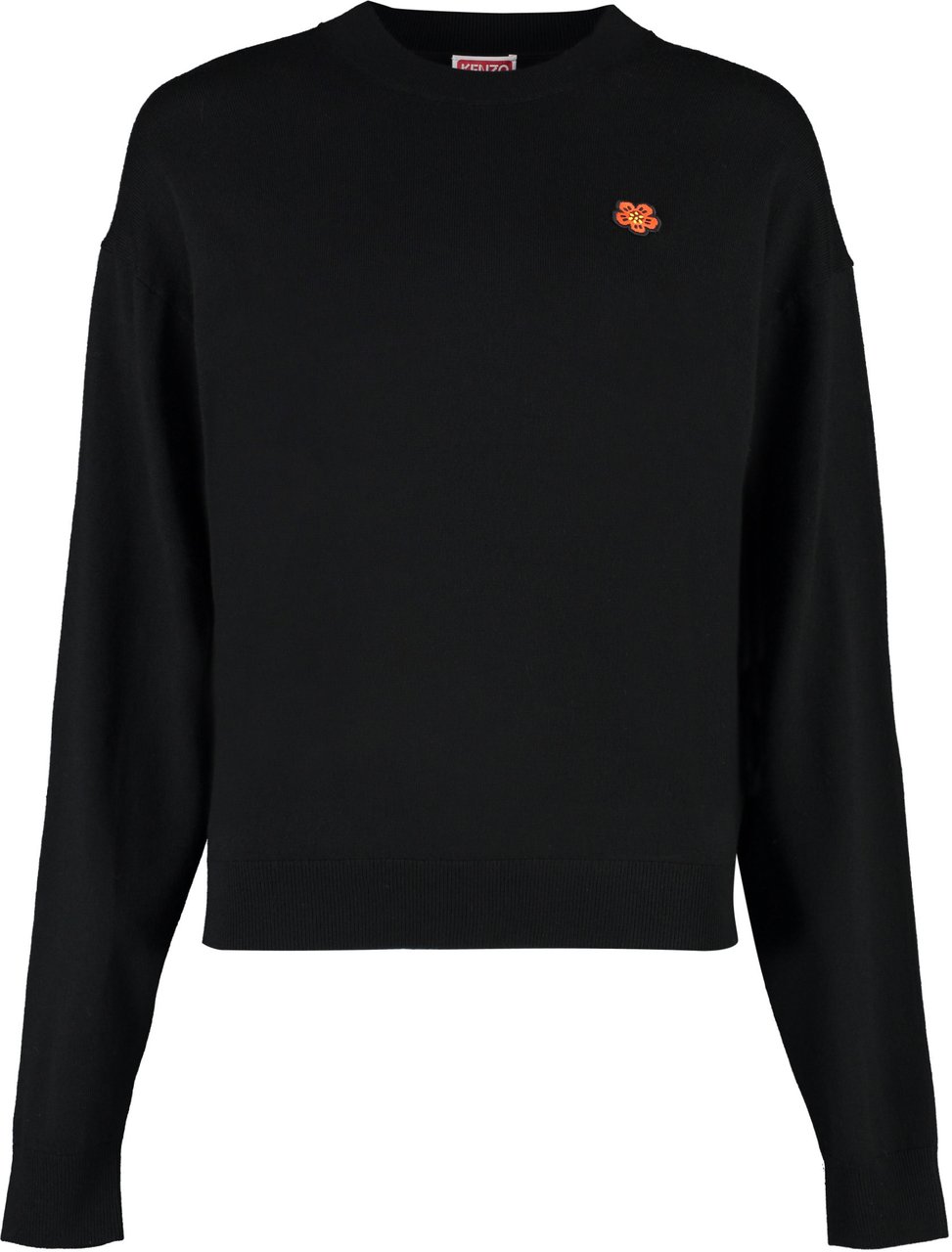 Kenzo Crew-neck wool sweater Zwart