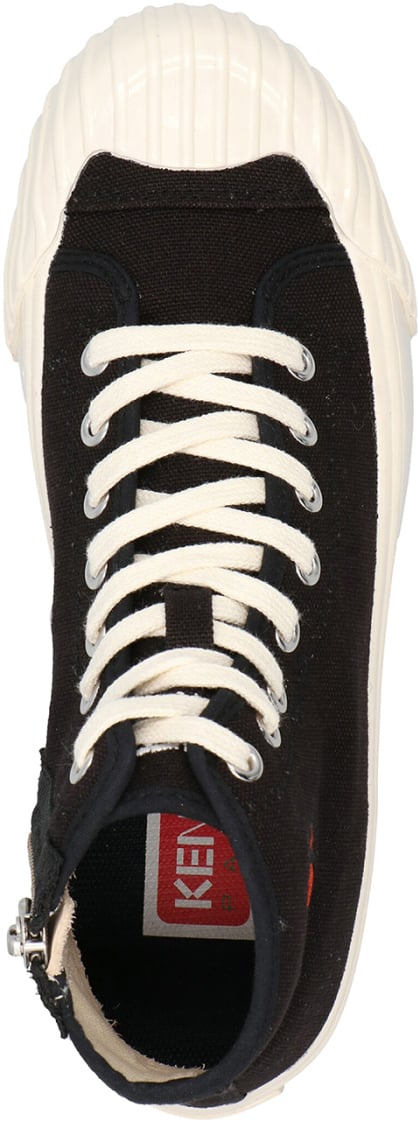 Kenzo School Boke Flower Hi-top Sneakers Zwart