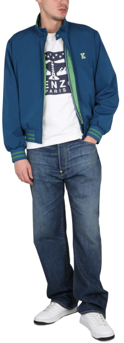 Kenzo Relaxed Fit Jeans Blauw