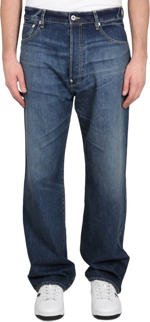 Kenzo Relaxed Fit Jeans Blauw