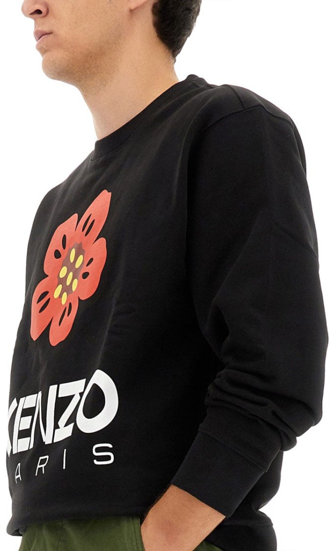 Kenzo Flower Boke Sweatshirt Zwart