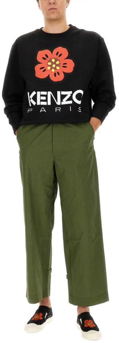 Kenzo Flower Boke Sweatshirt Zwart