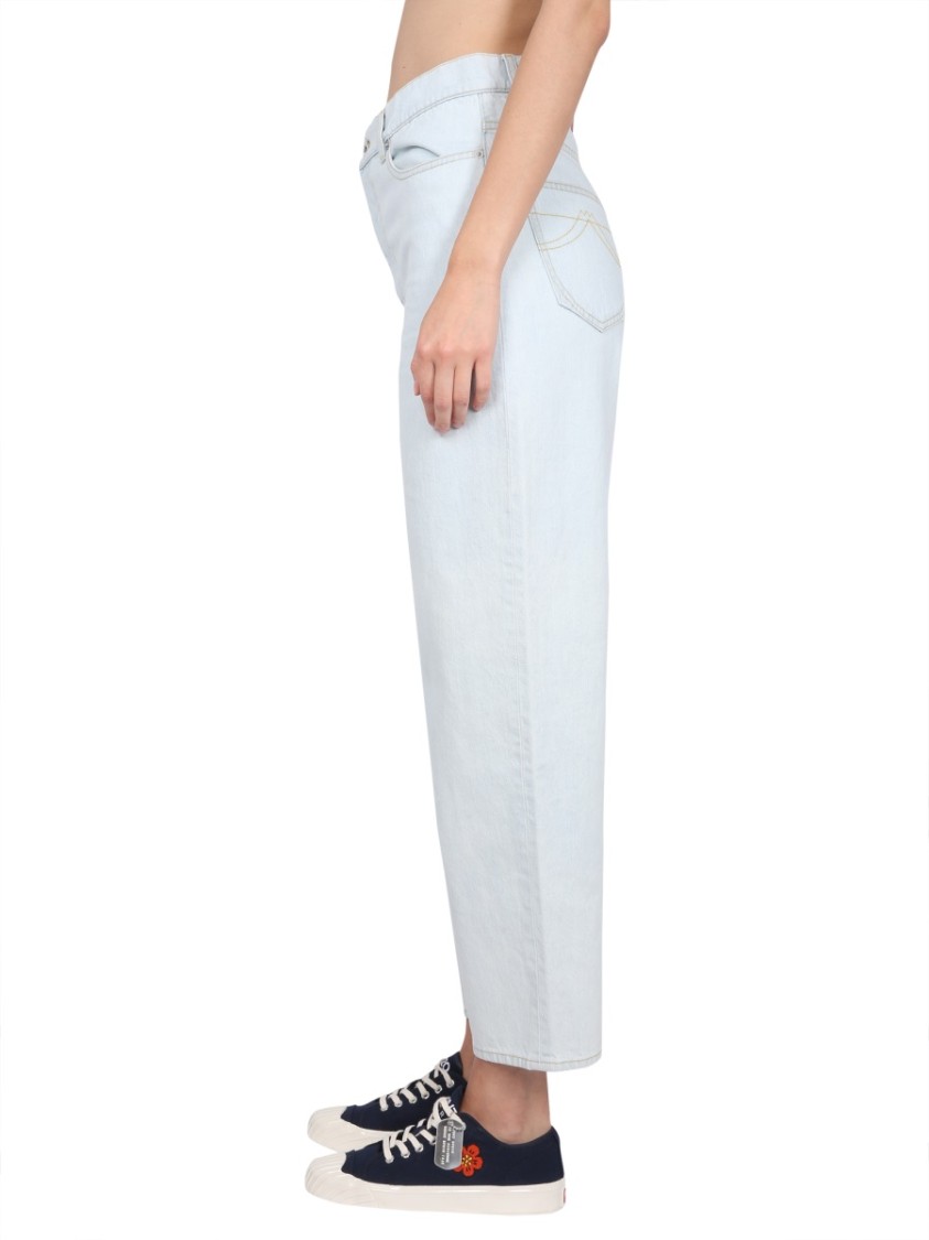 Kenzo Carrot Fit Jeans Blauw