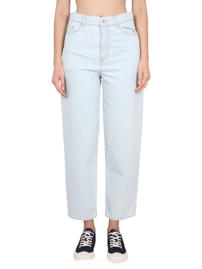 Kenzo Carrot Fit Jeans Blauw