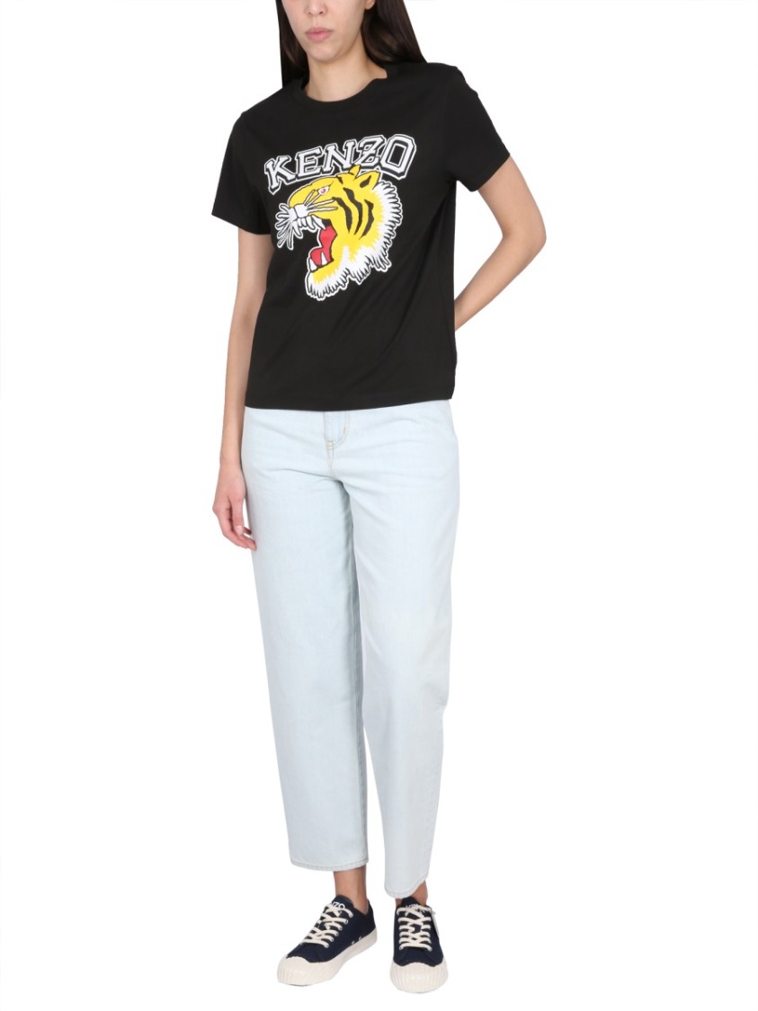 Kenzo Carrot Fit Jeans Blauw