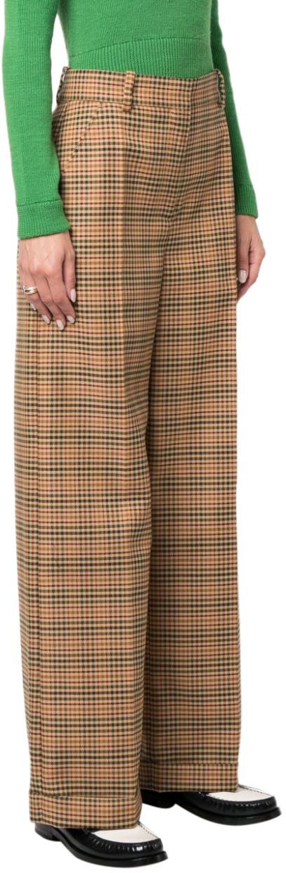 Kenzo Trousers Brown Bruin