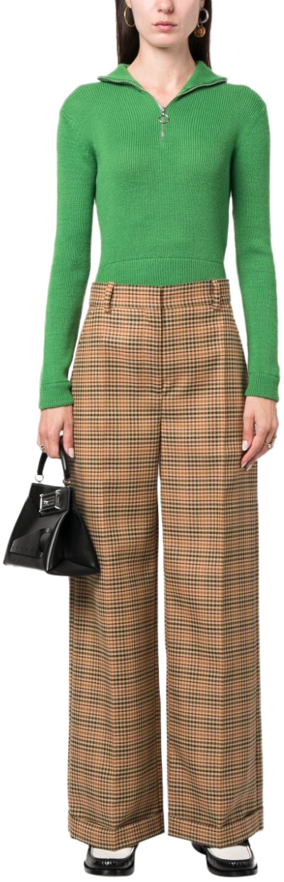 Kenzo Trousers Brown Bruin