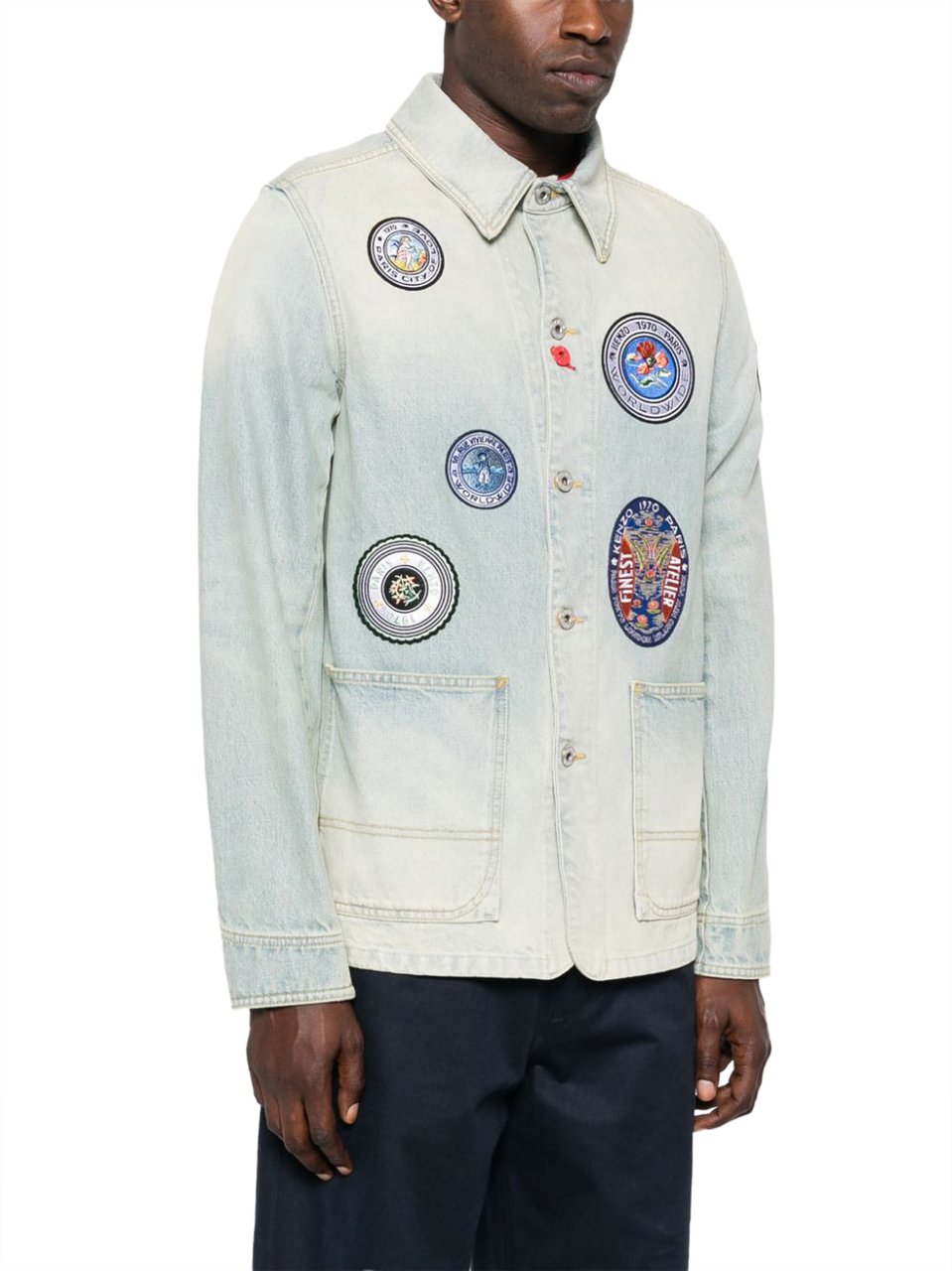 Kenzo Jackets Stone Grijs
