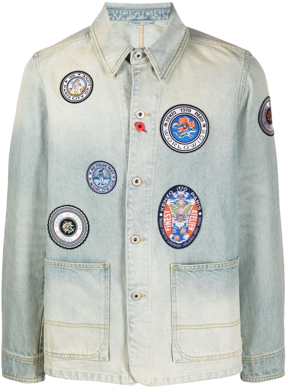 Kenzo Jackets Stone Grijs