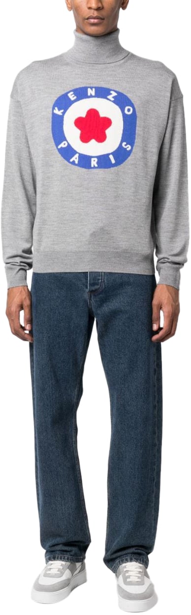 Kenzo Sweaters Gris Perle Grijs