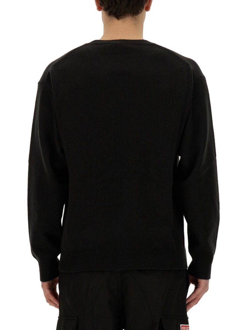 Kenzo Jersey With Embroidery Boke Flower Zwart