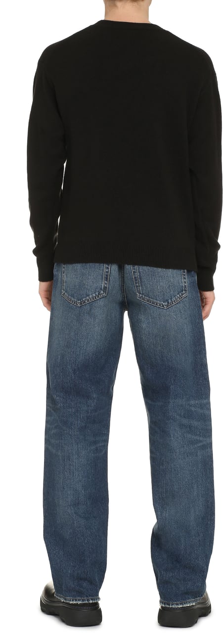 Kenzo Crew-neck wool sweater Blauw