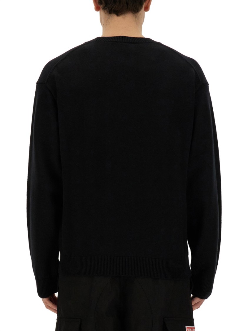 Kenzo Jersey With Logo Zwart