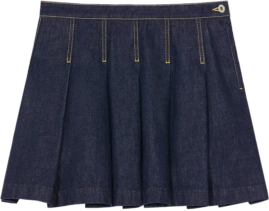 Kenzo Skirts Rinse Blue Denim Blauw