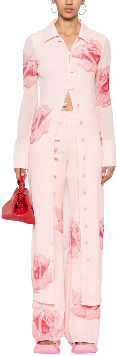 Kenzo Trousers Light Pink Roze