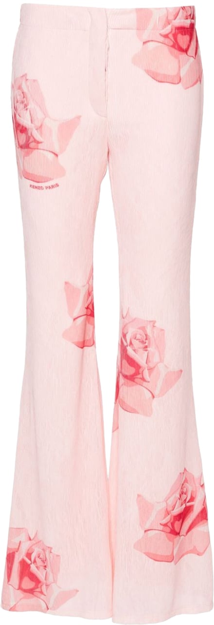 Kenzo Trousers Light Pink Roze