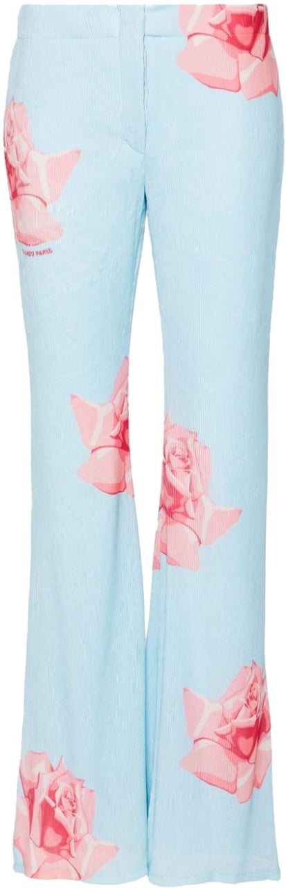 Kenzo Trousers Blue Blauw
