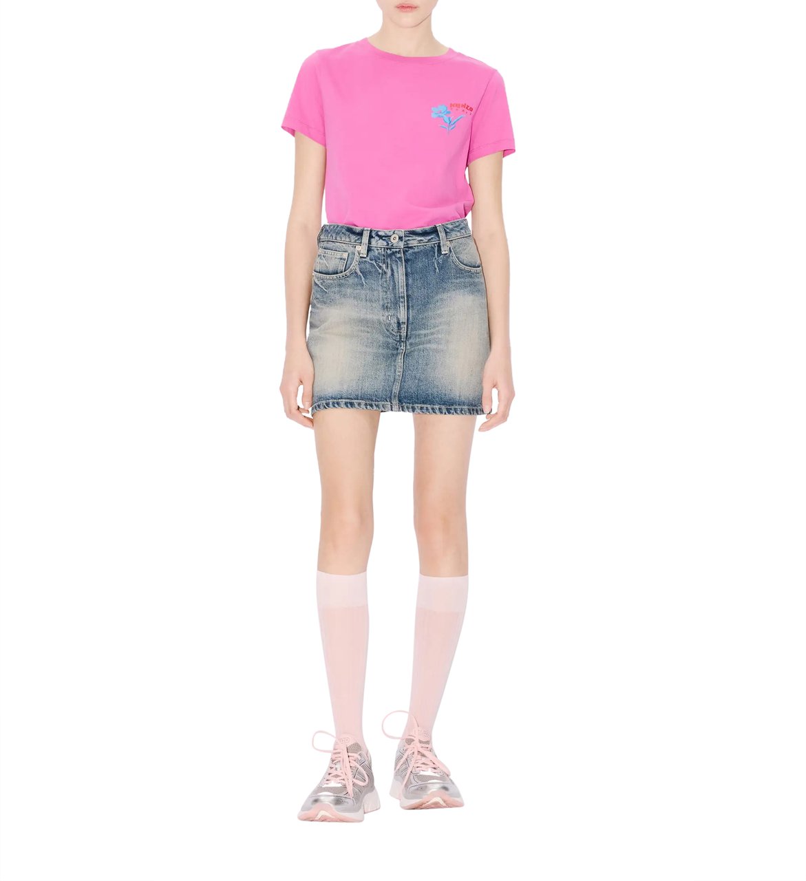 Kenzo T-Shirts And Polos Fuchsia Roze