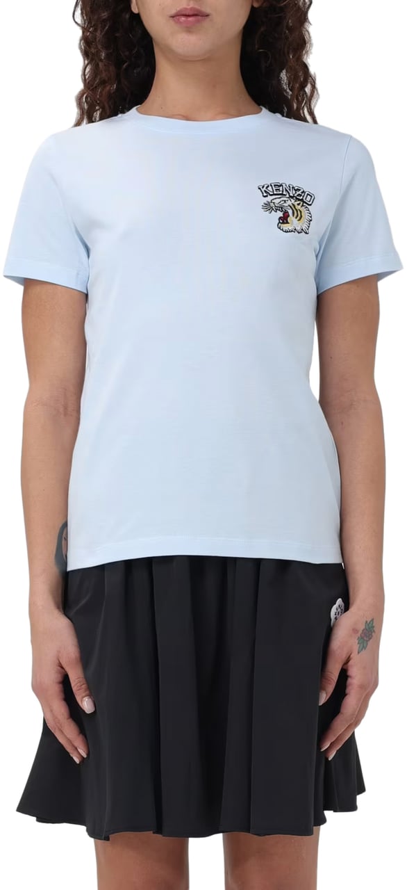 Kenzo T-Shirts And Polos Blue Blauw