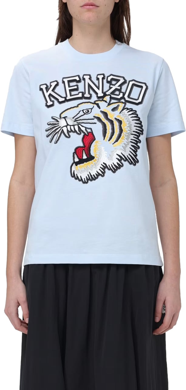 Kenzo T-Shirts And Polos Blue Blauw