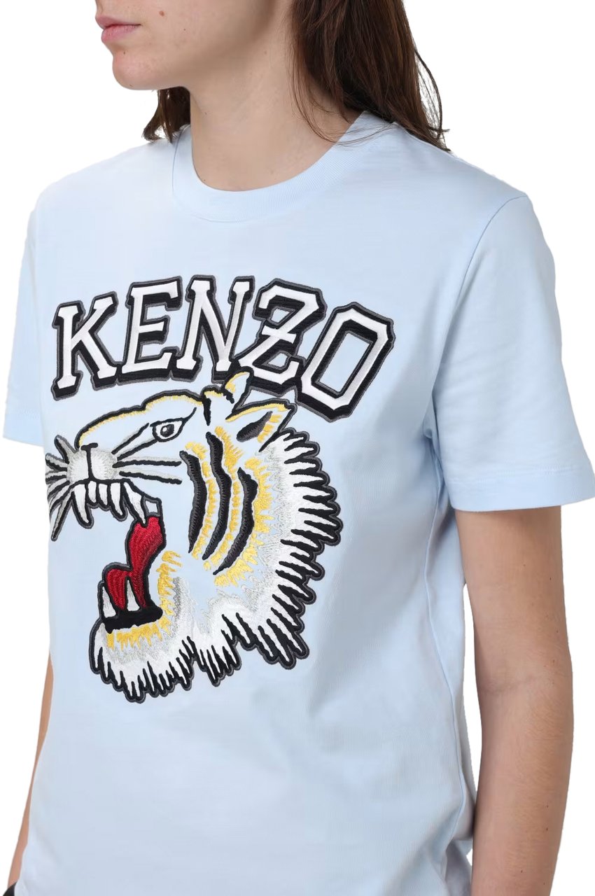 Kenzo T-Shirts And Polos Blue Blauw