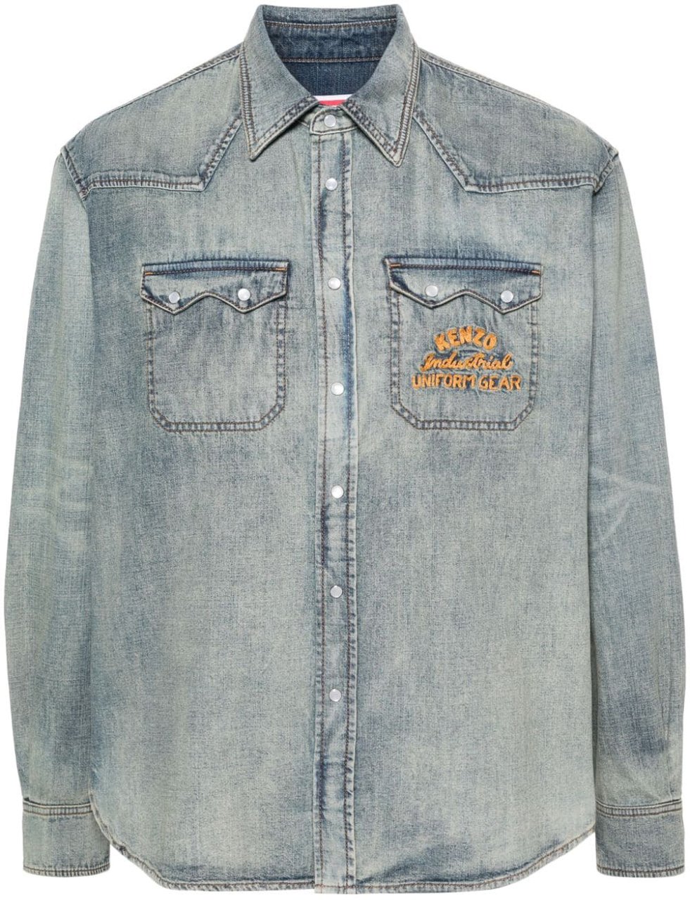 Kenzo Shirts Dirty Stone Grijs