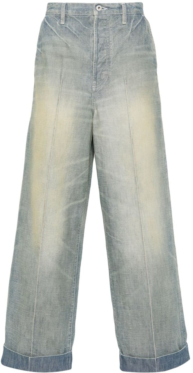 Kenzo Trousers Dirty Stone Grijs