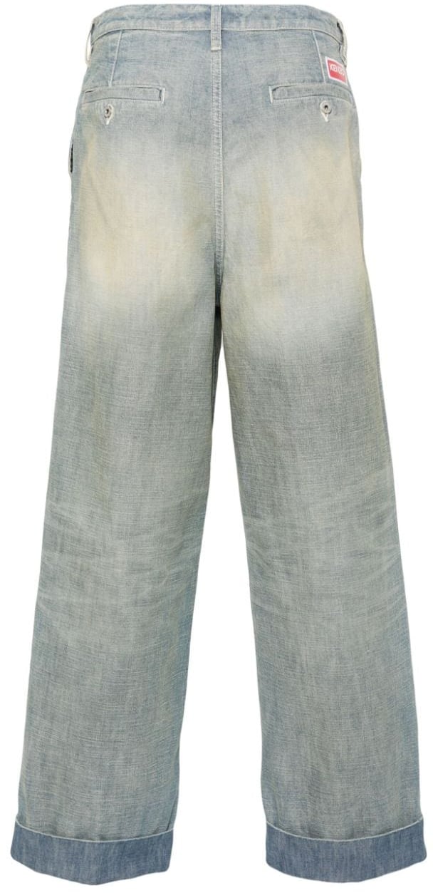 Kenzo Trousers Dirty Stone Grijs