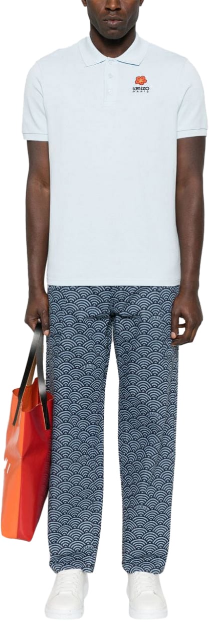 Kenzo Trousers Blue Denim Blauw