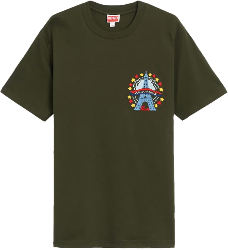 Kenzo T-Shirts And Polos Kaki Fonce Groen
