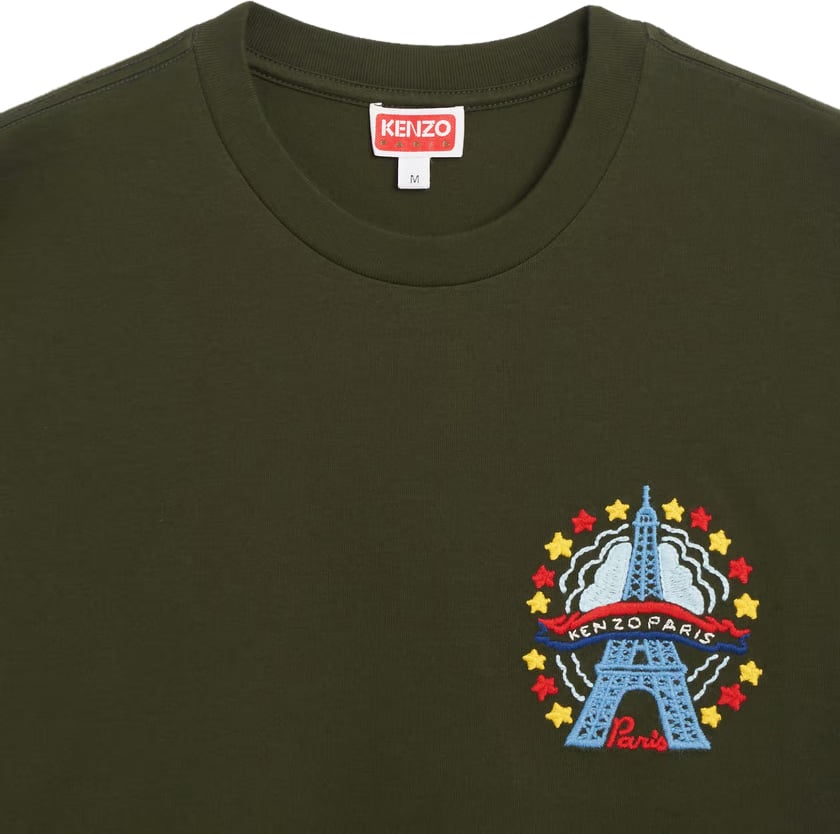 Kenzo T-Shirts And Polos Kaki Fonce Groen