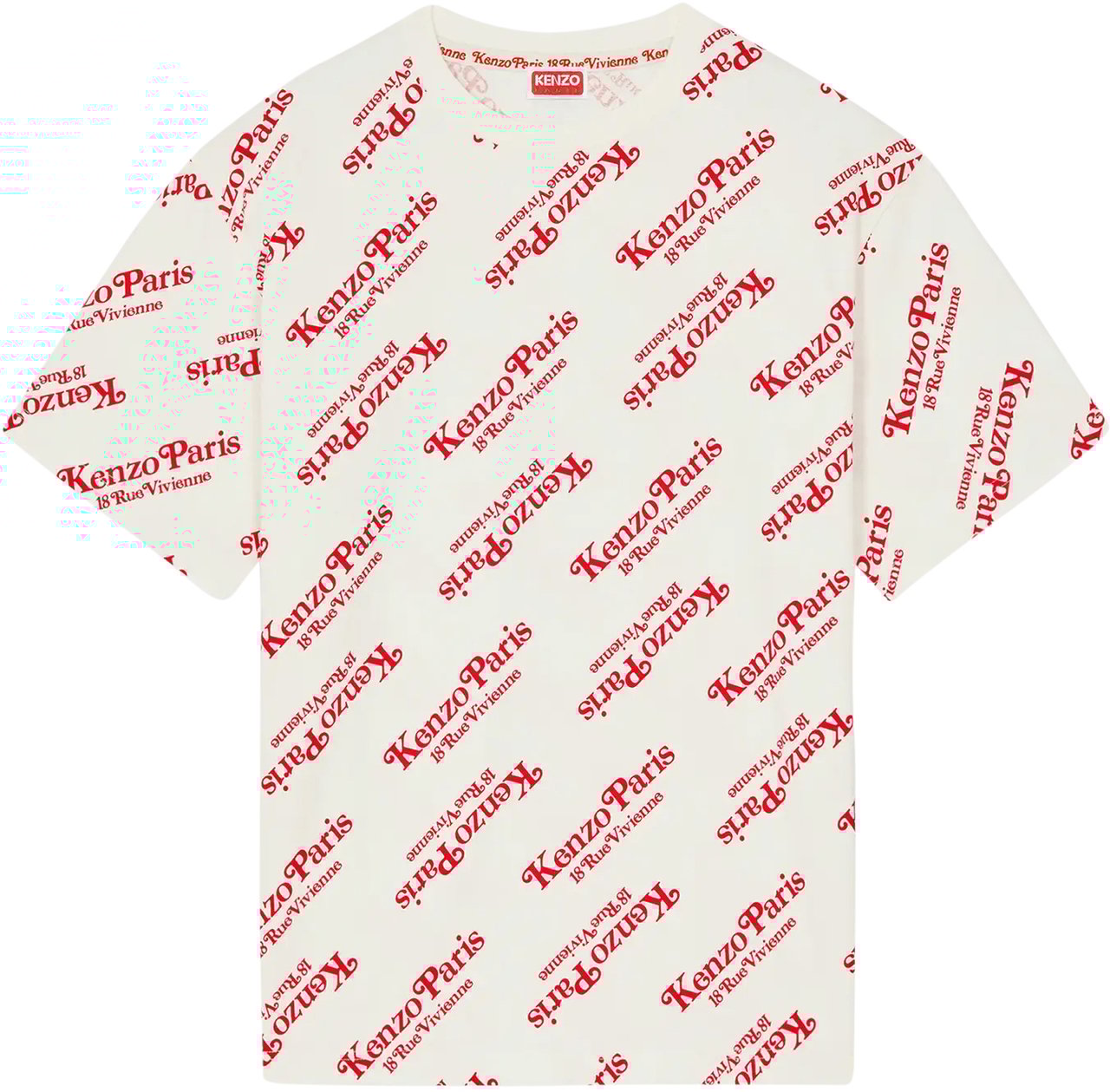 Kenzo T-Shirts And Polos Blanc Casse Beige