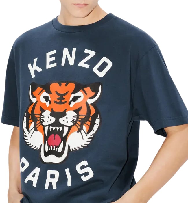 Kenzo T-Shirts And Polos Midnight Blauw