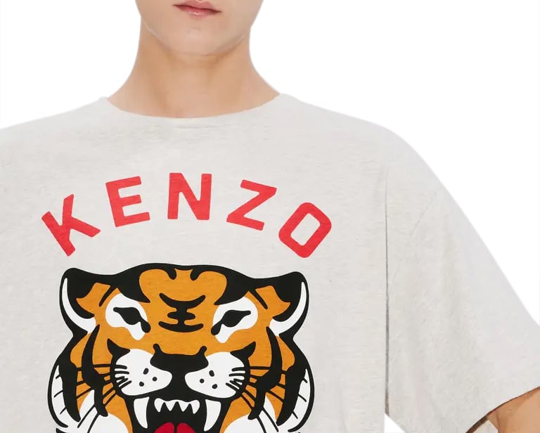 Kenzo T-Shirts And Polos Pale Grey Grijs