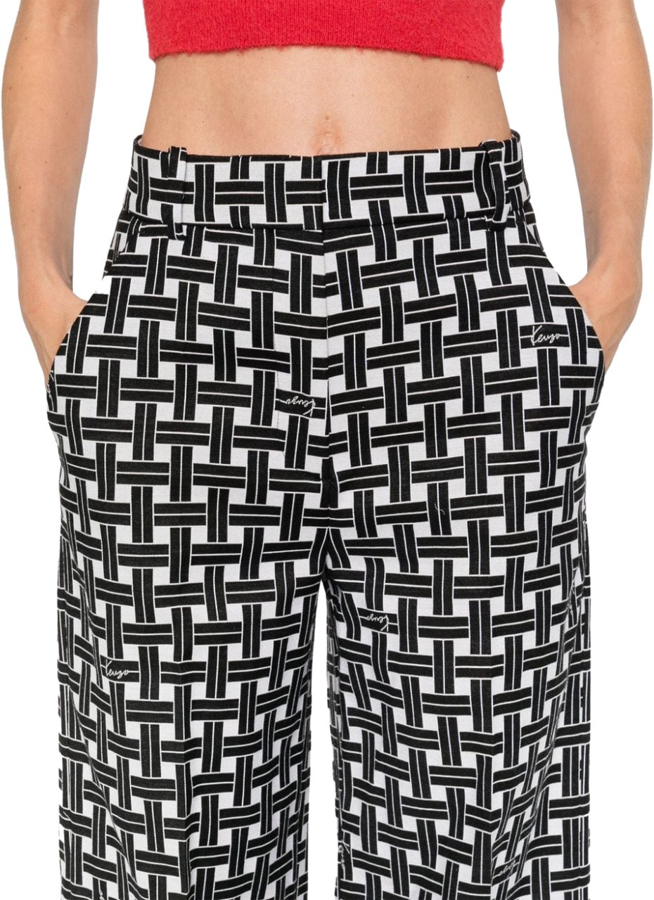 Kenzo Trousers White Wit